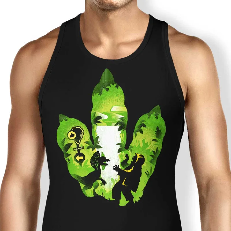 Dilophosaurus Footprint - Tank Top