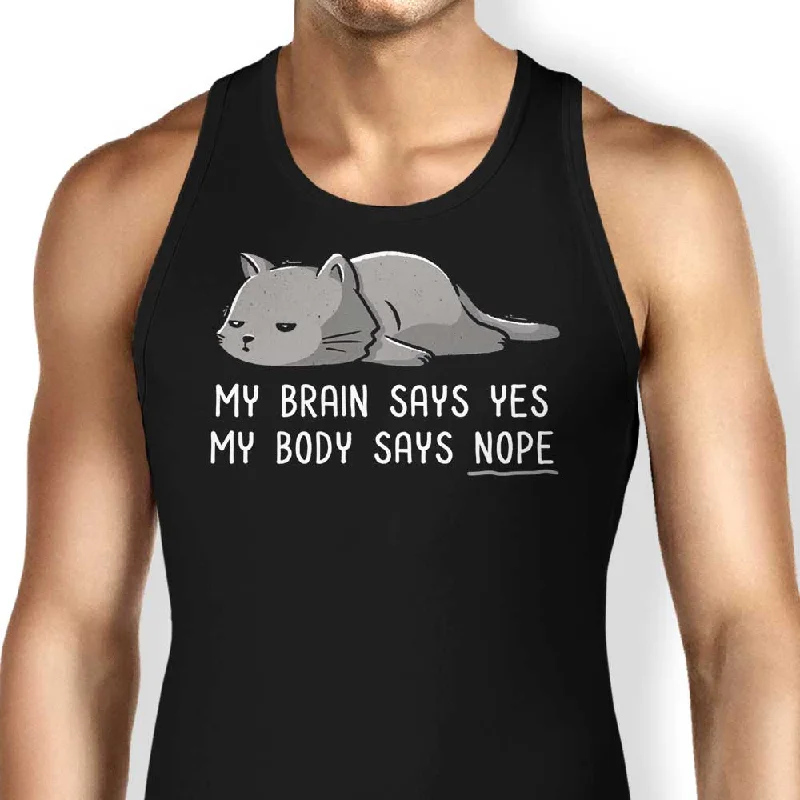 My Body Says Nope - Tank Top