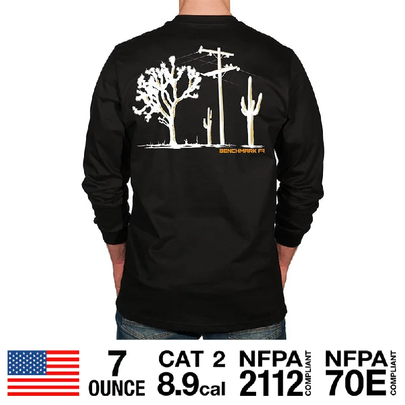 American Desert Graphic Flame Resistant Long Sleeve Shirt