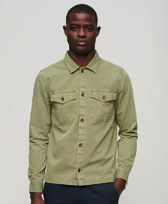 Merchant Store - Ripstop Overshirt | Olive Khaki