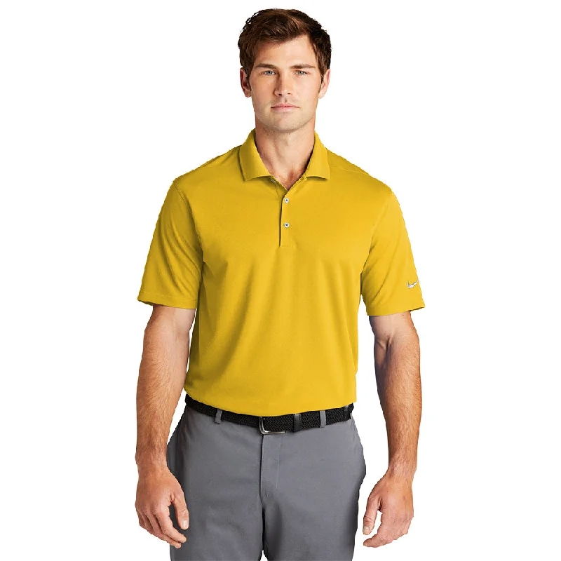 Nike NKDC1963 Dri-FIT Micro Pique 2.0 Polo - Varsity Maize