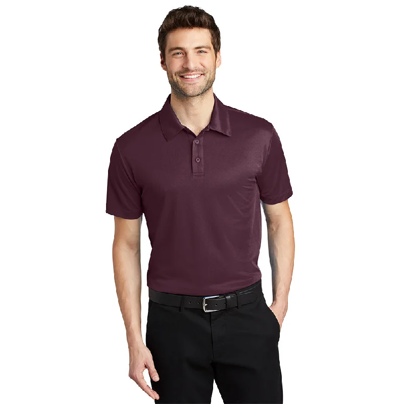 Port Authority K540 Silk Touch Performance Polo - Maroon