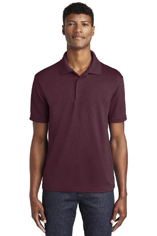 Sport-Tek ST640 PosiCharge RacerMesh Polo - Maroon