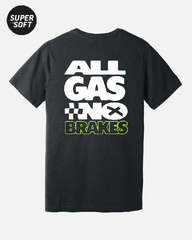 Mens All Gas No Brakes - Gray Heather