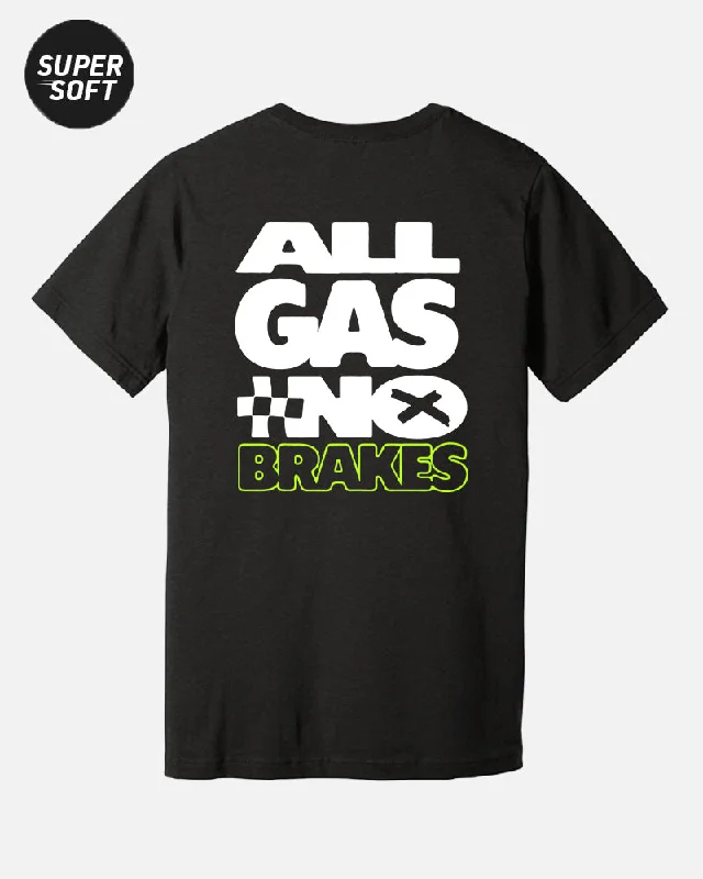 Mens All Gas No Brakes - Dark Black Heather