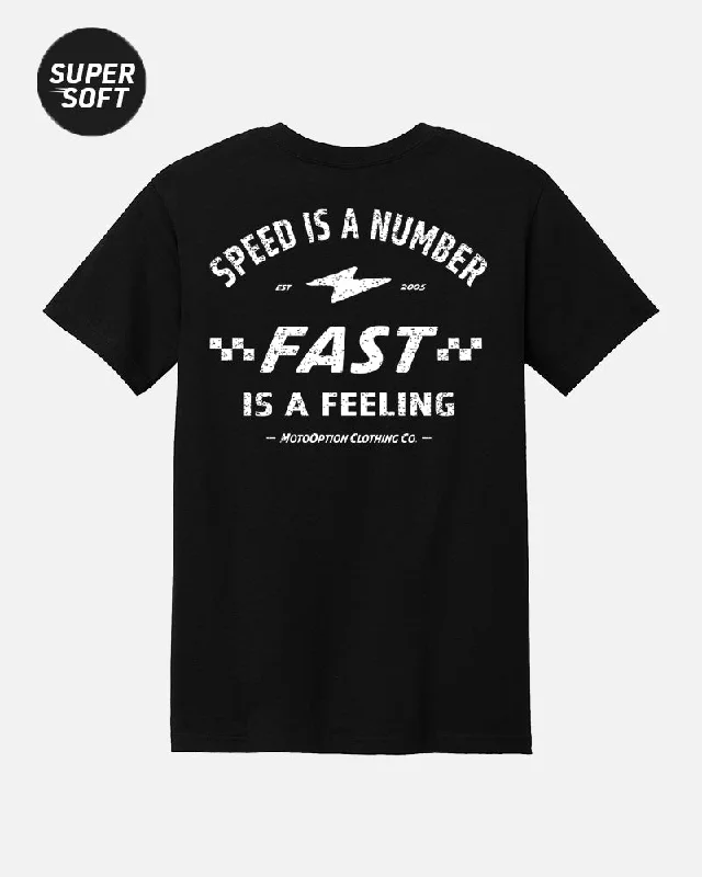 Mens Fast Feeling Tee - Black