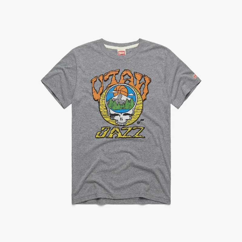 NBA x Grateful Dead x Jazz Skull