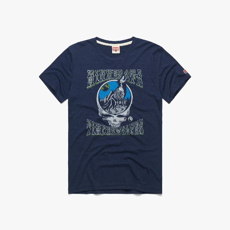 NBA x Grateful Dead x Timberwolves Skull