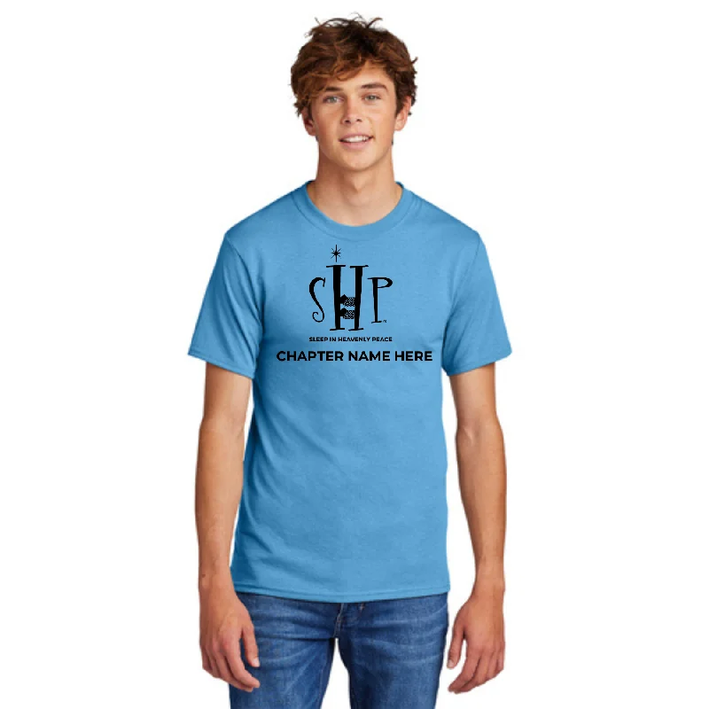 Official Staff T-Shirt (TALL) with Chapter Name (Light Blue)