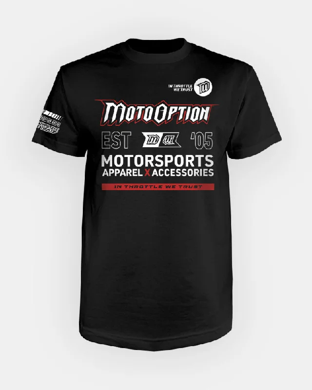 MENS RACE TEAM TEE - BLACK