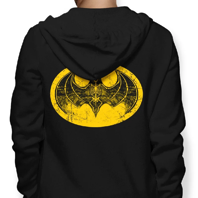 Skeleton Bat Signal - Hoodie