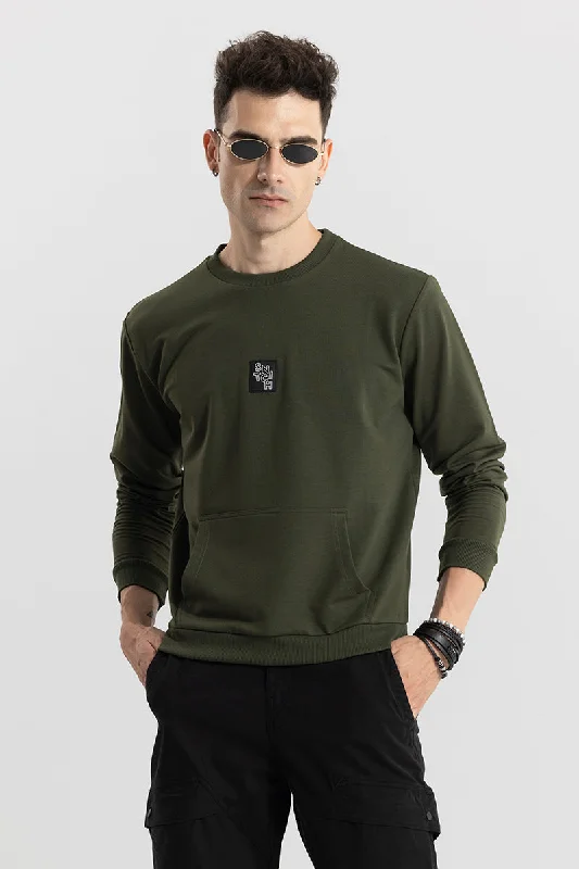 Logotype Olive Sweatshirt