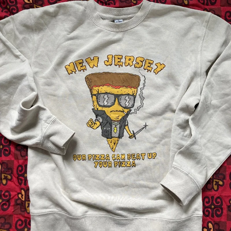 New Jersey Pizza pigment dyed crewneck