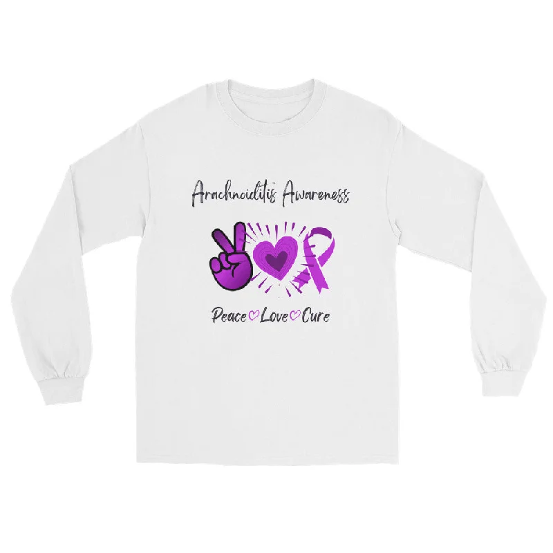 Peace-Love-Cure Long Sleeve Shirt