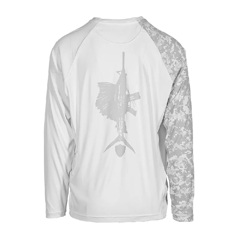 Performance Long Sleeve Shirt | Ghost Digi Camo | Game On