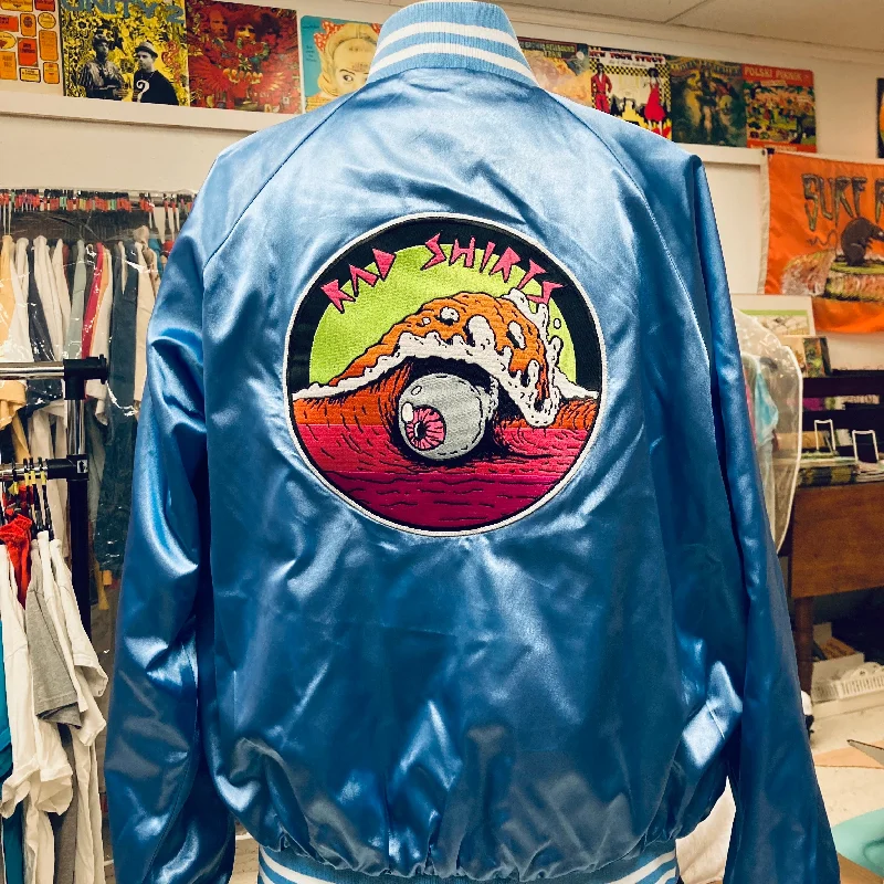 Rad Shirts Surfing Eyeball Satin Jacket