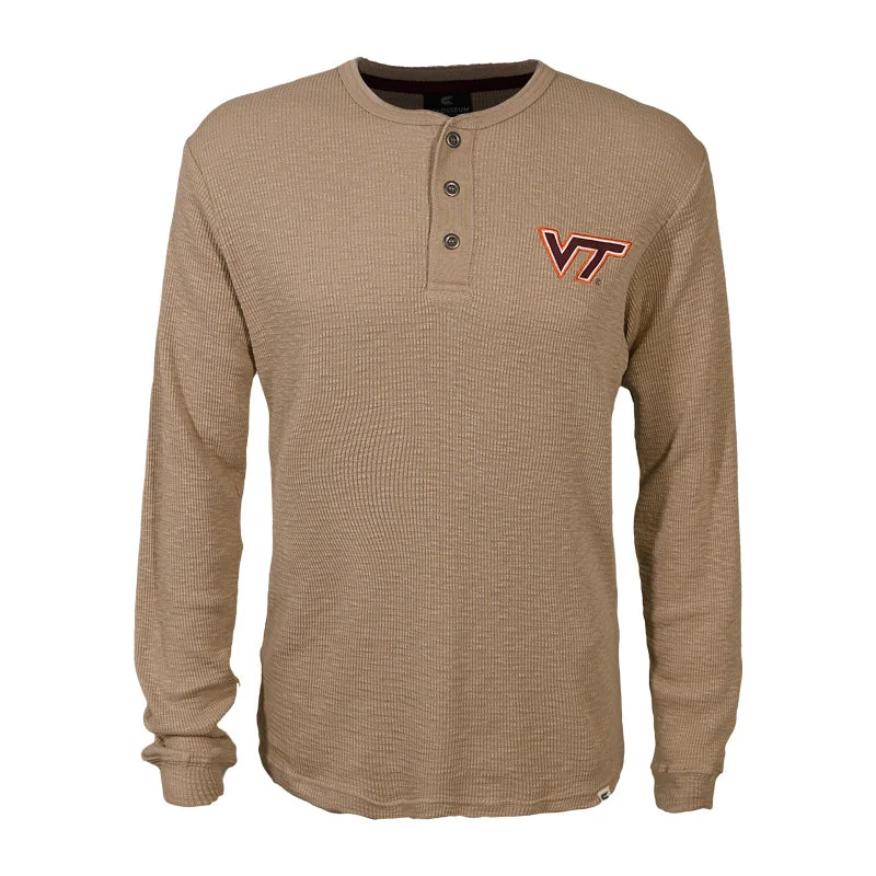 Virginia Tech Men's Great Outdoors Waffle Henley