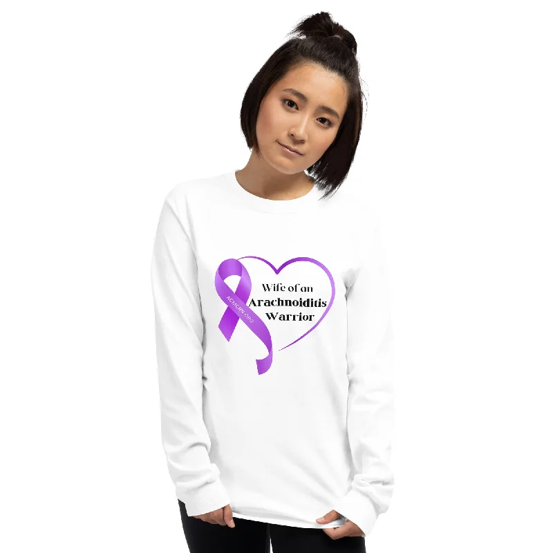 Wife of an Arachnoiditis Warrior Unisex Long Sleeve Tee